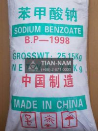 Sodium Benzoate China โซเดียม เบนโซเอท จีน