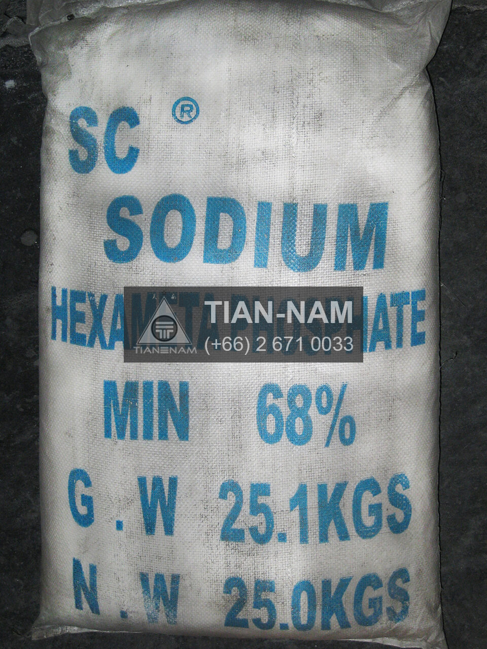 Sodium Hexametaphospate China โซเดียม เฮ็กซ่าเมต้าฟอสเฟต จีน